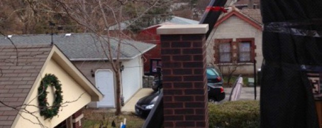 Spydercrane for residential project